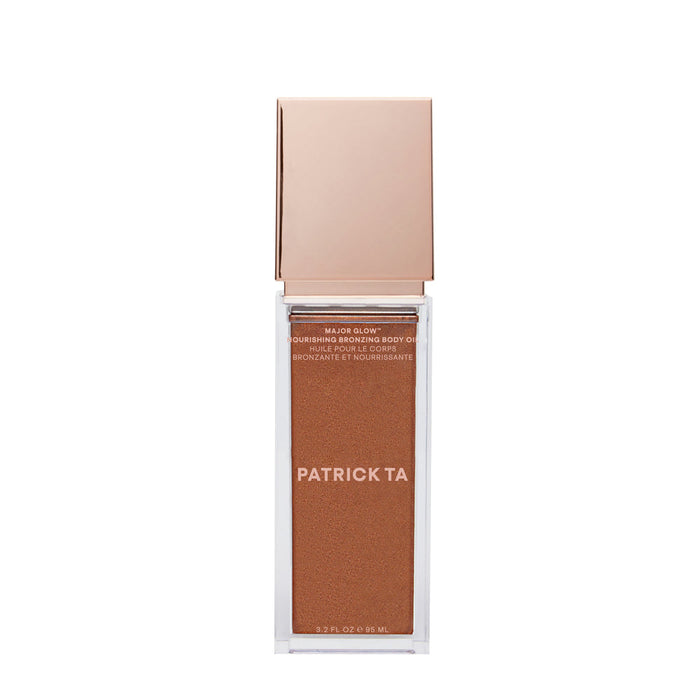 Patrick TA - Major Glow Nourishing Bronzing Body Oil | Aceite corporal bronceador con perlas doradas y aroma floral