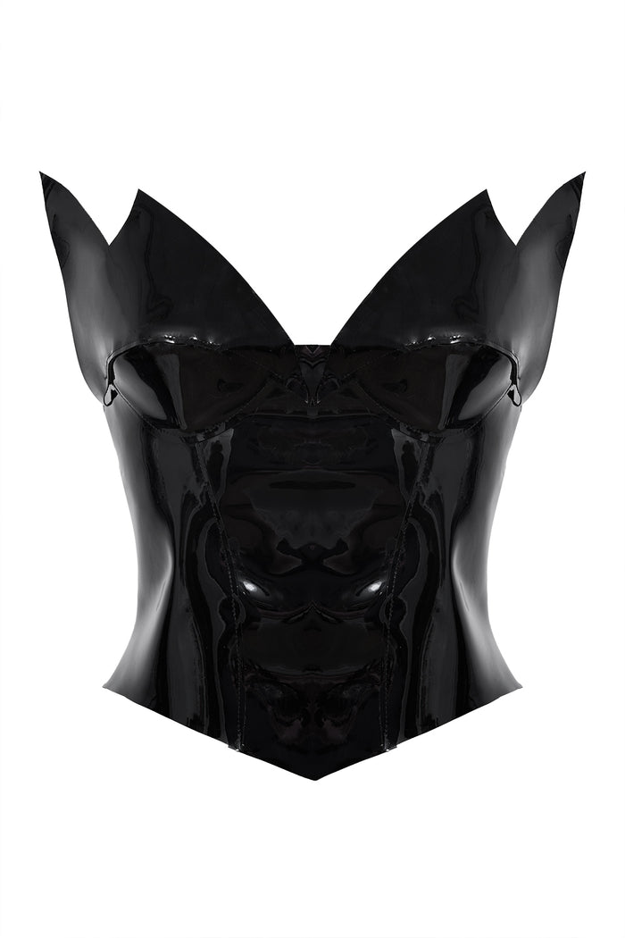 Malificenta Black corset for YULIA NELSON