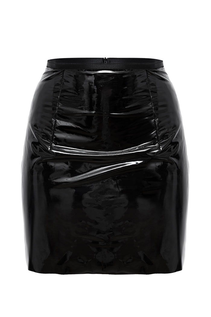 Malificenta Black mini skirt for YULIA NELSON