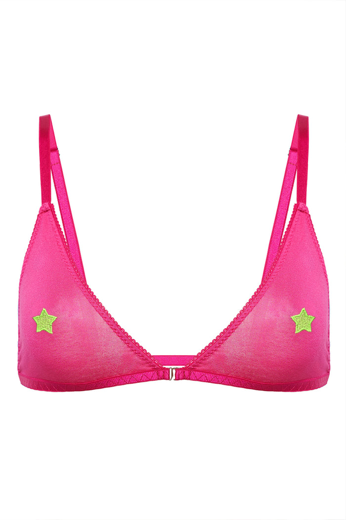 Mandy Stars Fuchsia soft bra
