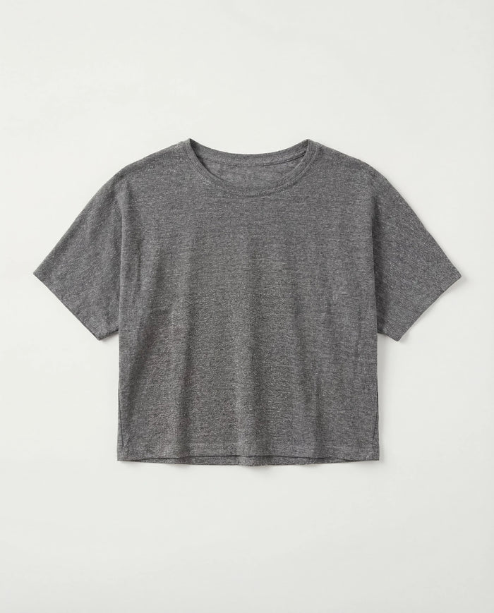 Heather Grey $|& Interval Mantra Short Sleeve Tee - Hanger Detail