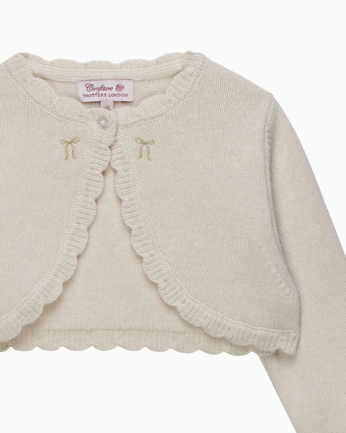 Confiture Cardigan Maria Embroidered Bolero Cardigan
