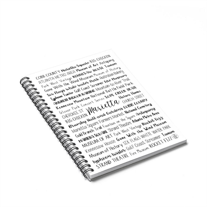 Marietta, GA Spiral Notebook