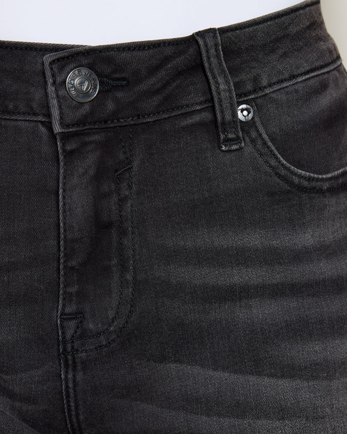 Washed Black $|& Vigoss Marley Cut Off Short - SOF Full Front