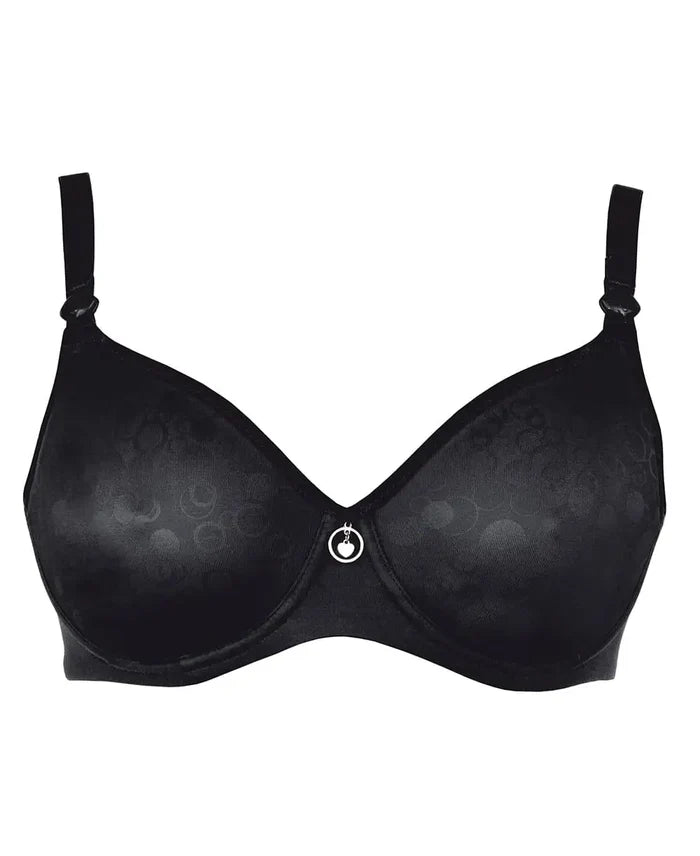 Maternity and nursing bra Gloss black