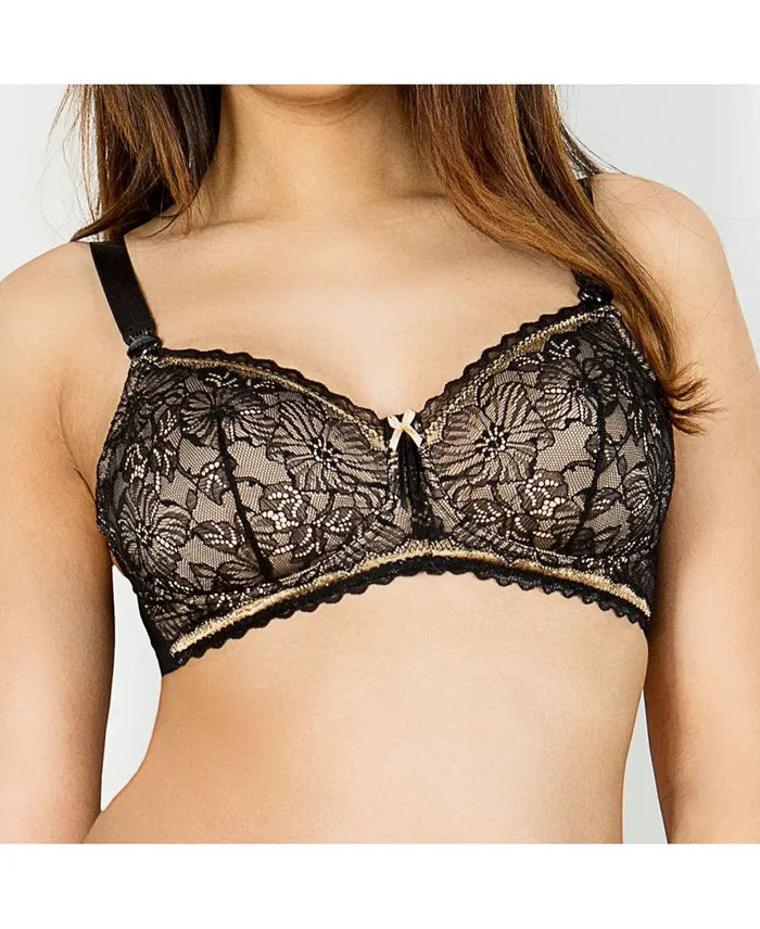 Maternity and nursing bra Iris black