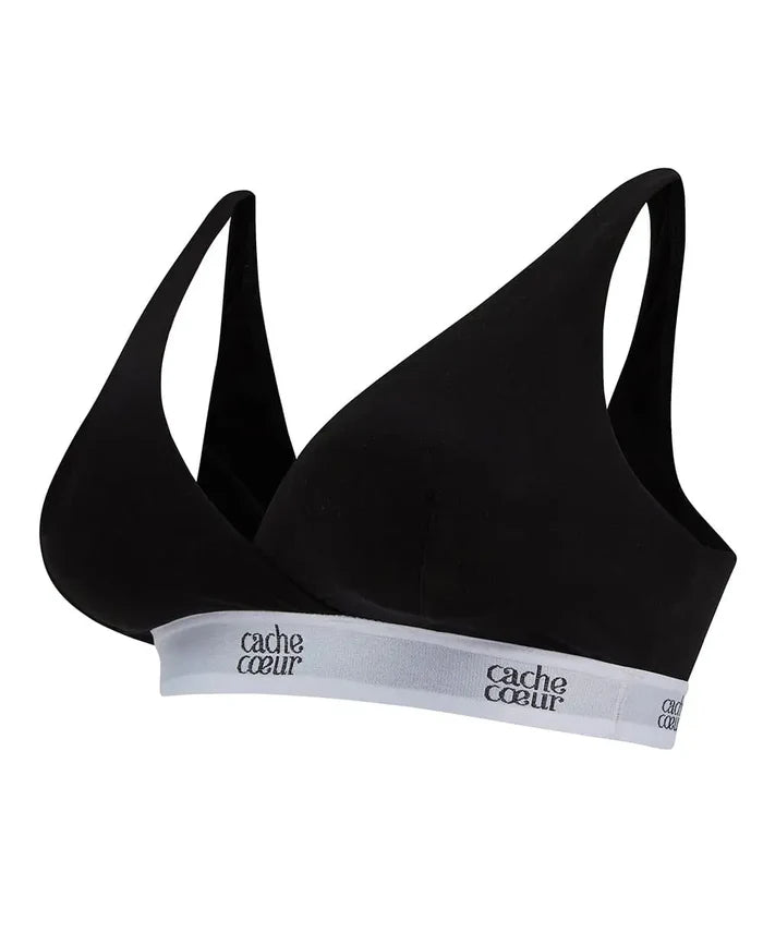 Maternity and nursing bra Life black