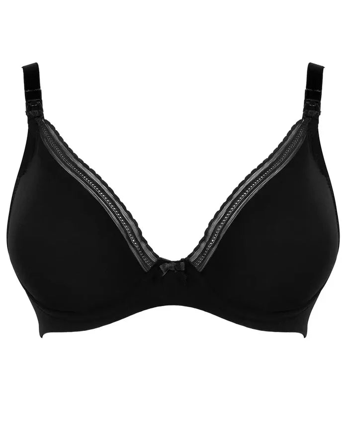 Maternity and nursing bra Milk black