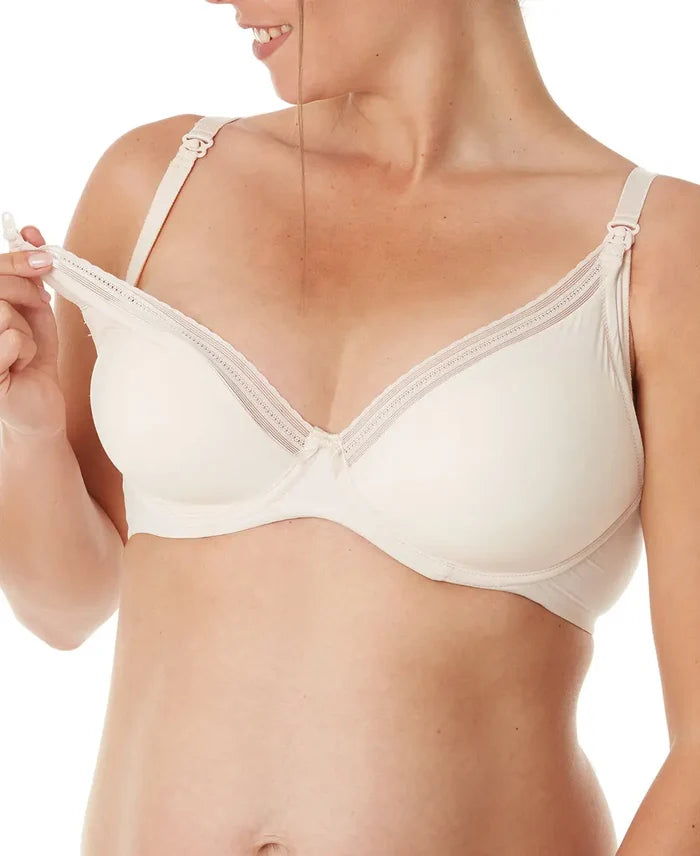 Maternity and nursing bra Milk blush