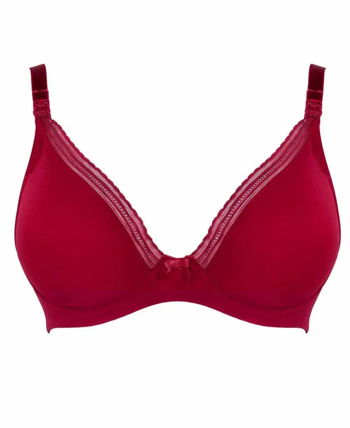 Maternity and nursing bra Milk burgundy
