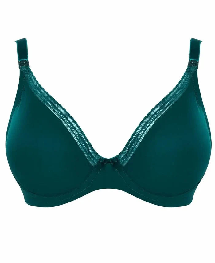 Maternity and nursing bra Milk green