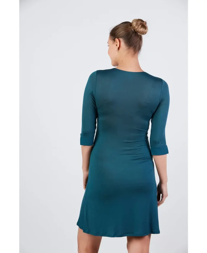 Maternity and nursing nightgown Milk green - Nightdress