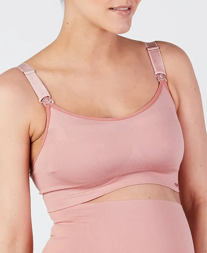 Maternity and nursing sport bra Woma pink
