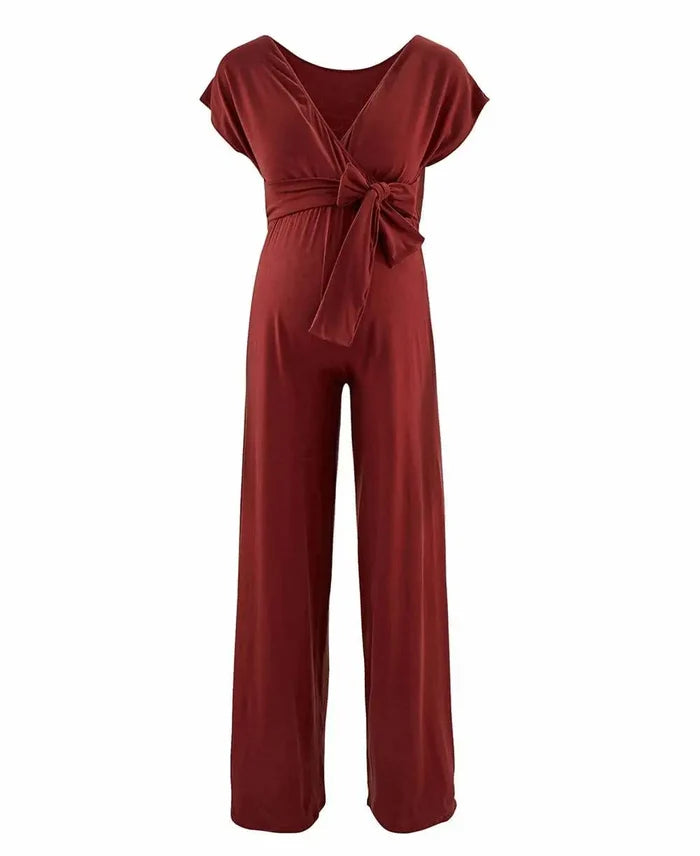 Maternity and nursing suit Origin terracotta - Pajamas