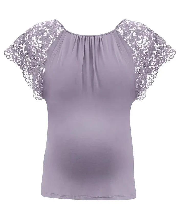MATERNITY AND NURSING T-SHIRT SOFIA mist