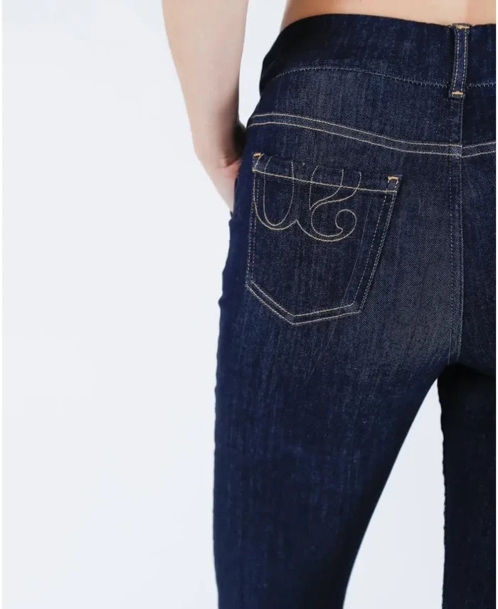 Maternity and postpartum dark blue denim Sharon - Jeans