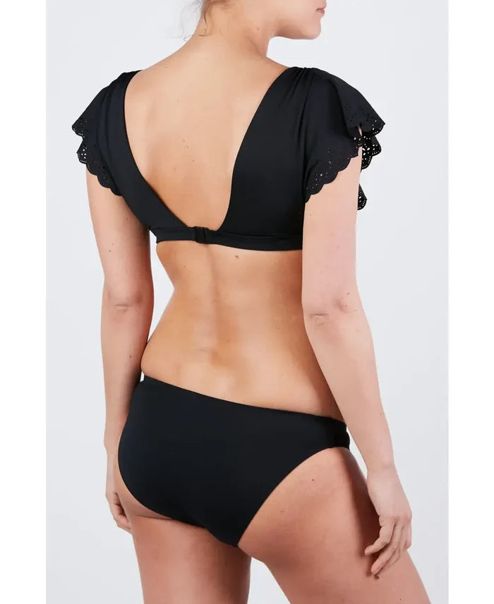 Maternity bikini Bloom black