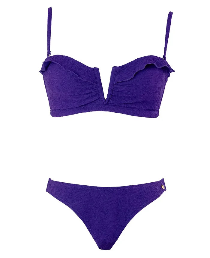 Maternity bikini Maldives violet