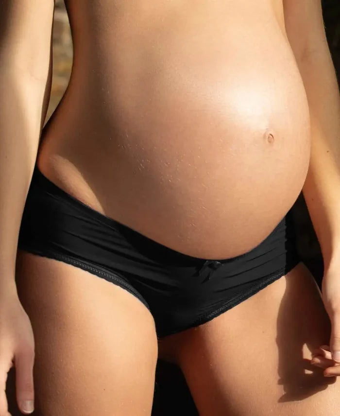 Maternity shorty Milk black - shorts