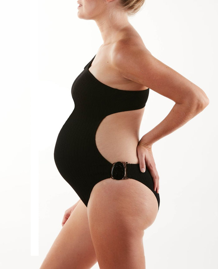 Maternity trikini Bayside black