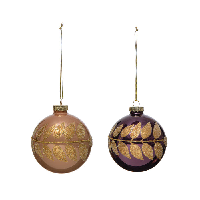 Medium Round Glass Ornament