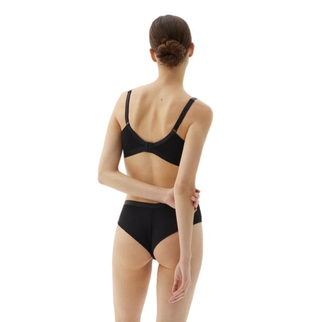 Megami Mastectomy Lace Bra Black