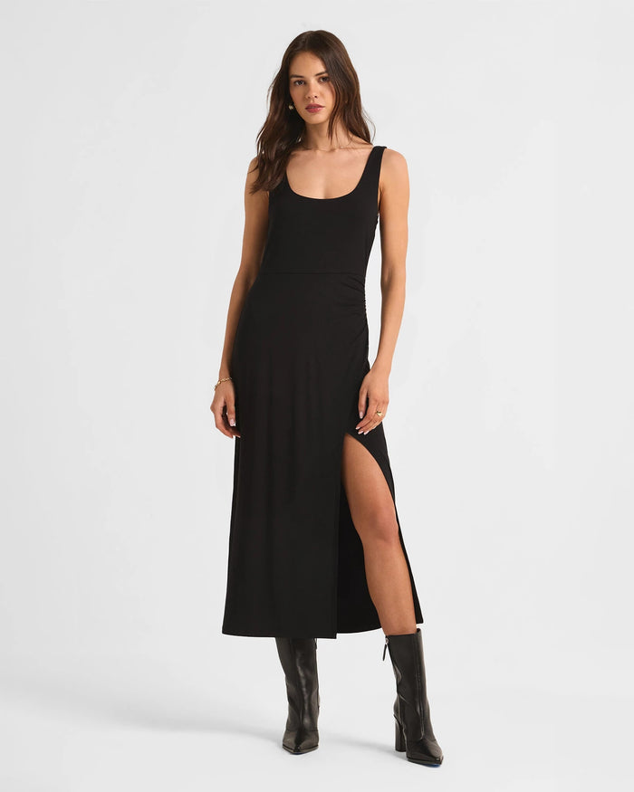 Black $|& Z Supply Melbourne Dress - VOF Front
