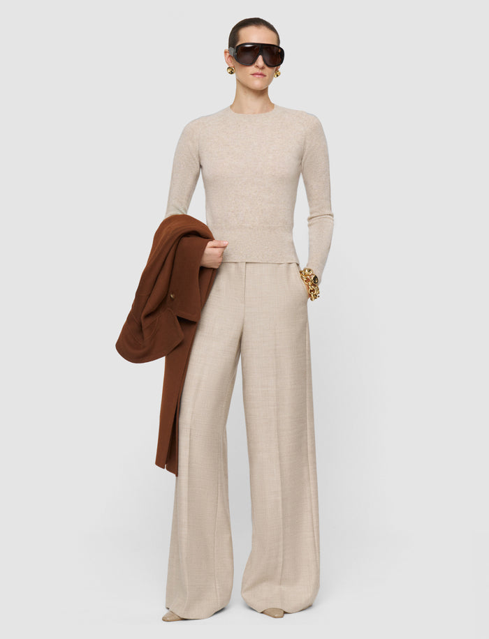 Beige Melby Light Pure Cashmere Jumper - Joseph