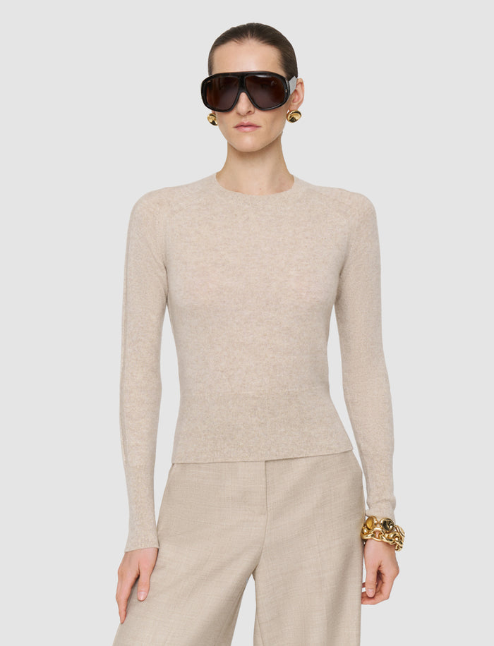 Beige Melby Light Pure Cashmere Jumper - Joseph
