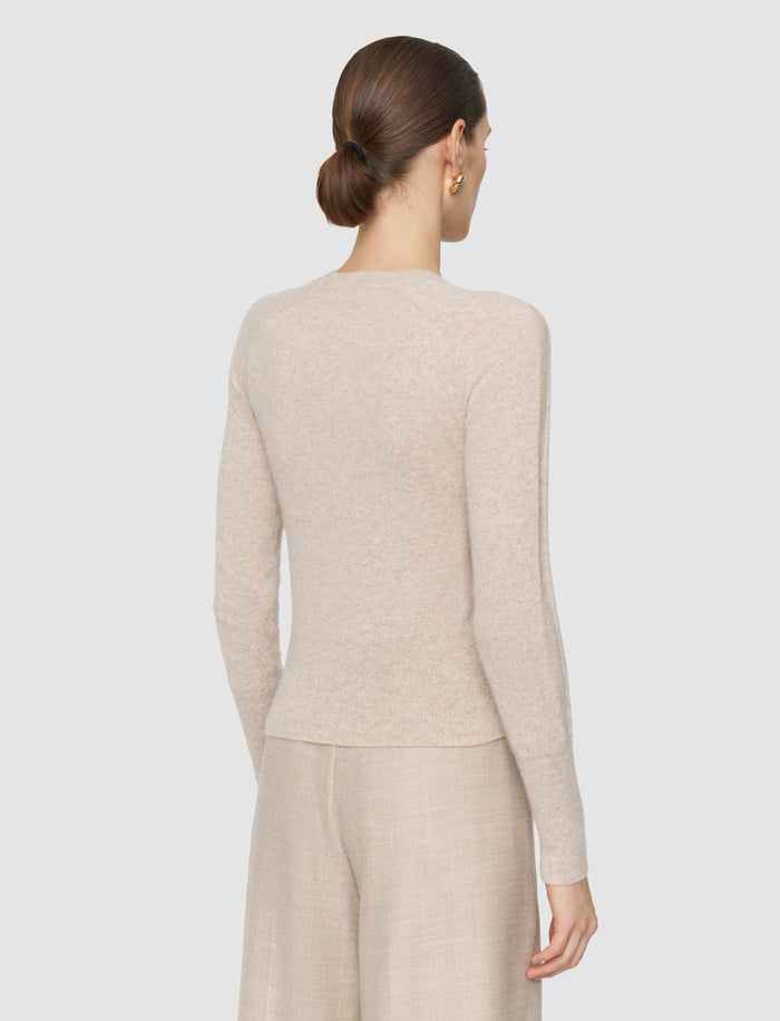 Beige Melby Light Pure Cashmere Jumper - Joseph