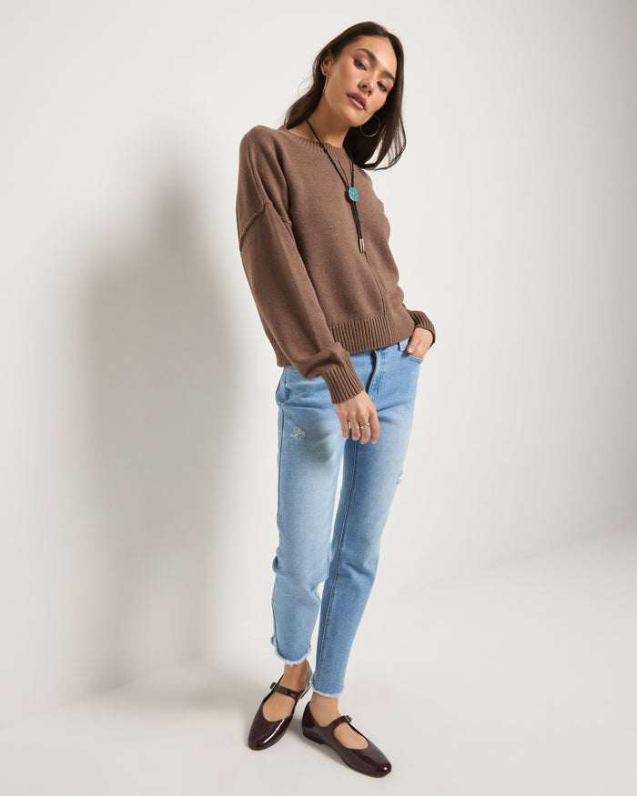 Dune $|& SEAS Melody Reverse Seam Sweater - UGC On Fig