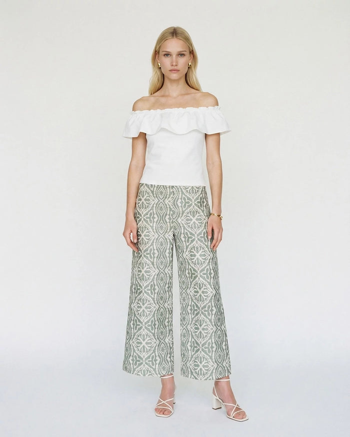 Laurel Wreath Camille $|& Vero Moda Menny High Waisted Pant - VOF Detail