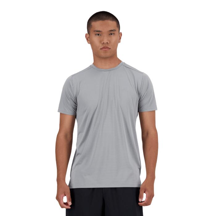 New Balance Men's 2 Piece Co Ord Set Grey/Graphite T-Shirt & Shorts