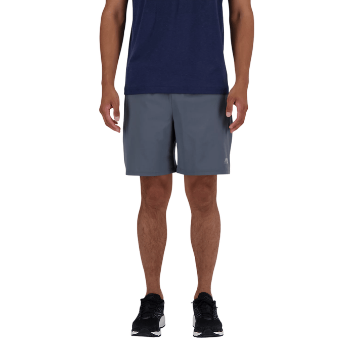 New Balance Men's 2 Piece Co Ord Set Grey/Graphite T-Shirt & Shorts