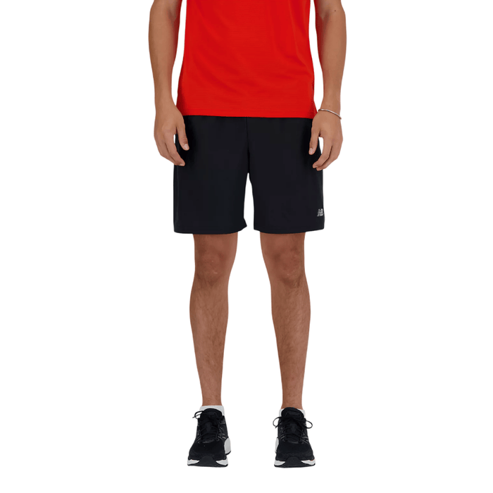 New Balance Men's 2 Piece Co Ord Set White/Black T-Shirt & Shorts