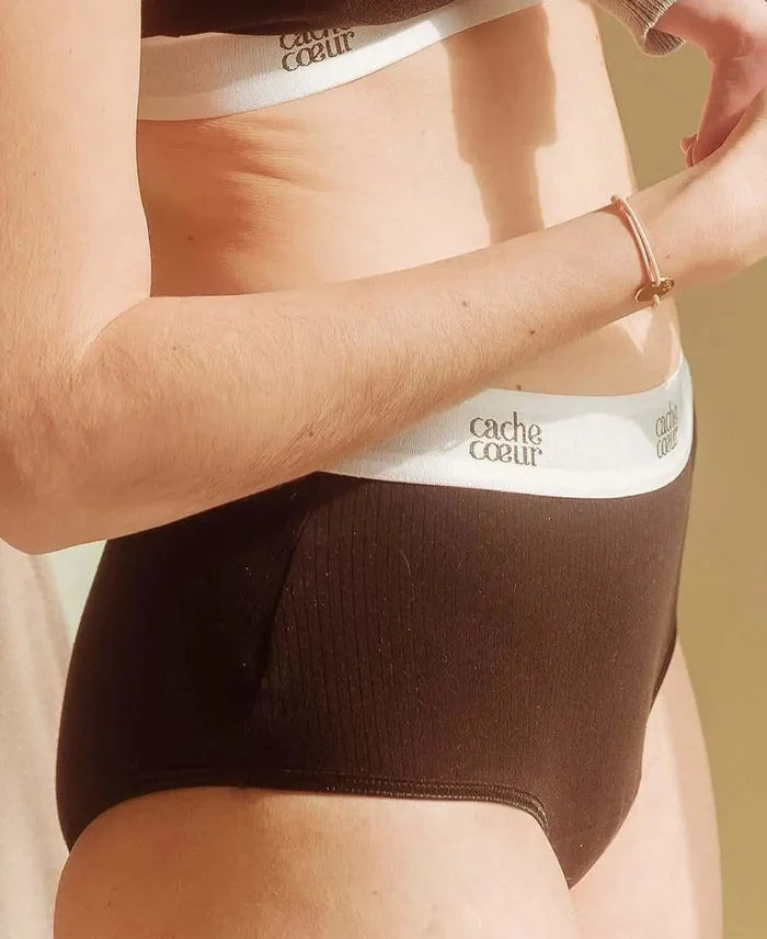 Menstrual postpartum brief Bodyguard black