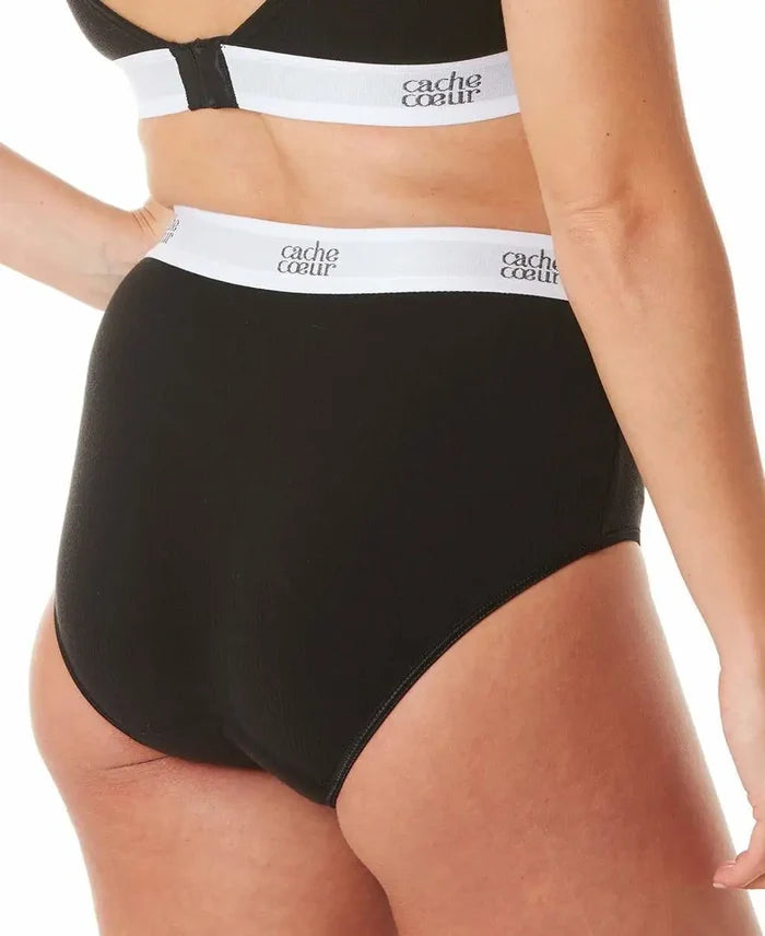 Menstrual postpartum brief Bodyguard black
