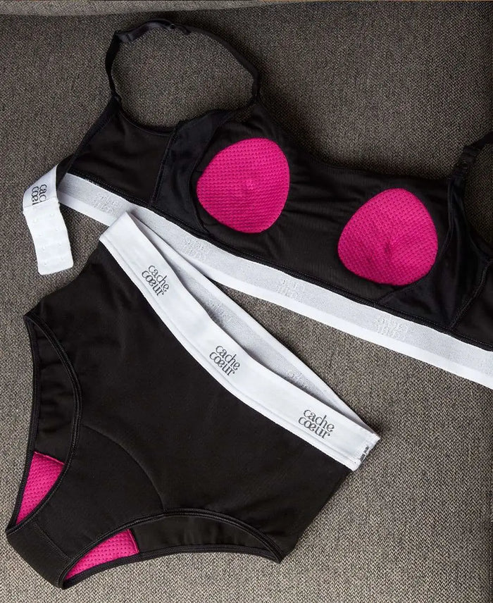 Menstrual postpartum brief Bodyguard black
