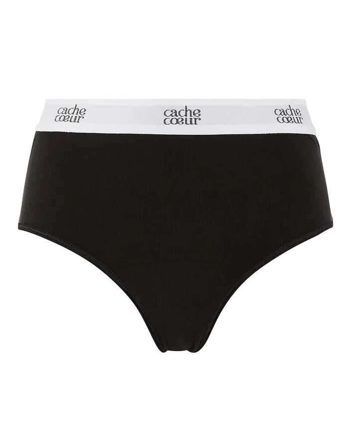 Menstrual postpartum brief Bodyguard black