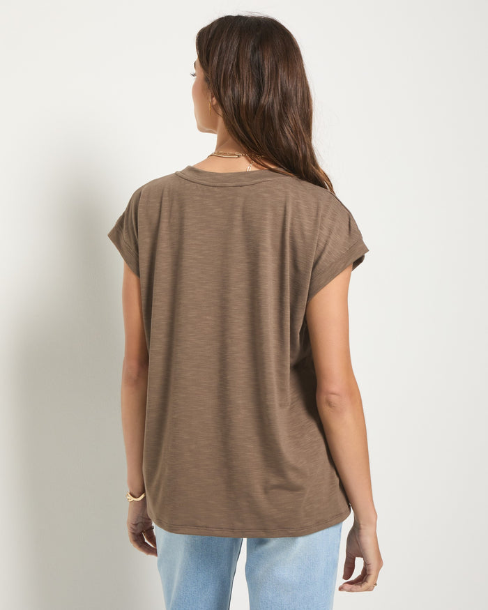 Truffle $|& SEAS Merrit Island Short Sleeve Tee - SOF Back