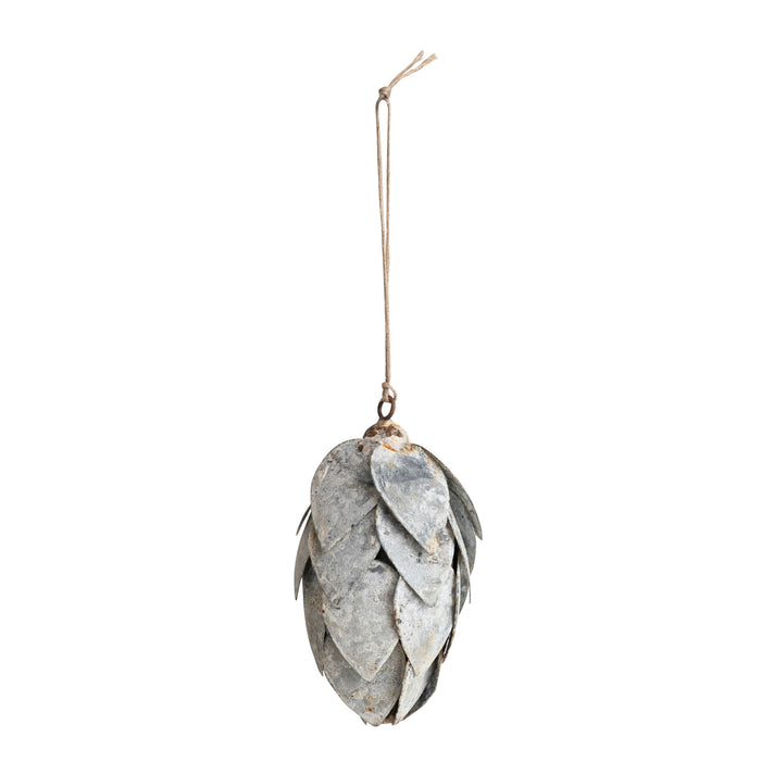 Metal Pine Cone Ornament