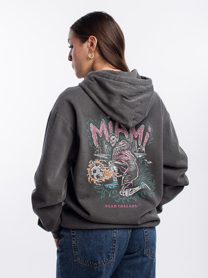 MIAMI FUTBOL - “DT ESSENTIAL" HOODIE – Hoodie – Dead Threads Apparel