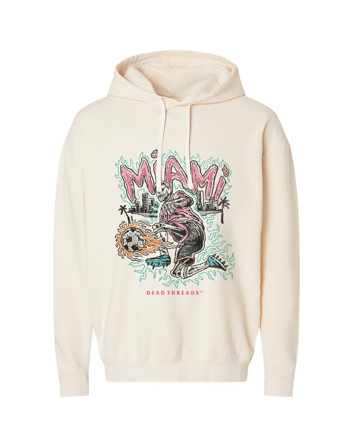 MIAMI FUTBOL - LIGHTWEIGHT HOODIE – Lightweight – Dead Threads Apparel