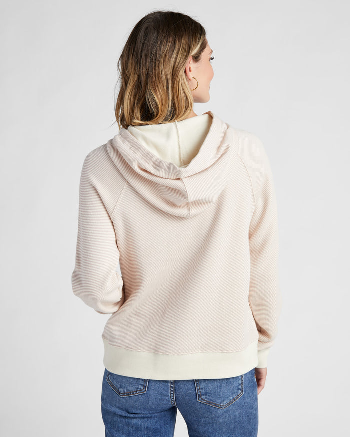 Dusty Pink $|& Thread & Supply Micah Hoodie - SOF Back