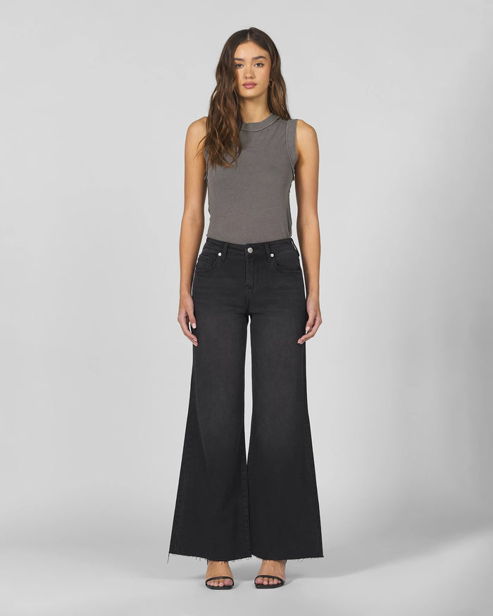 Jet Set $|& Dear John Micah Wide Leg Jeans - VOF Detail