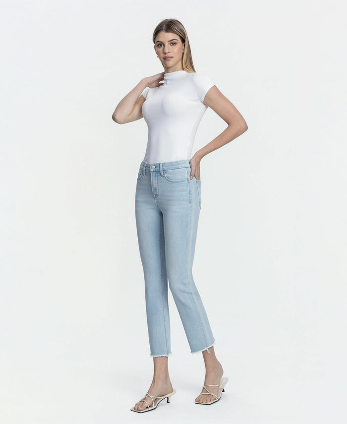 Spirited $|& Lovervet Mid Rise Slim Straight - Hanger Front