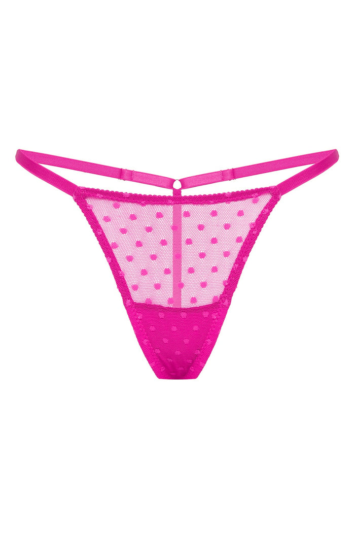 Mimi Fuchsia dots ultra thongs