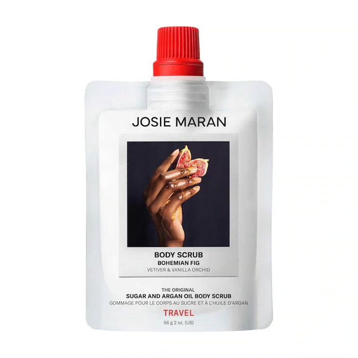 Mini Bohemian Fig - Argan Oil + Sugar Balm Refillable Exfoliating Body Scrub