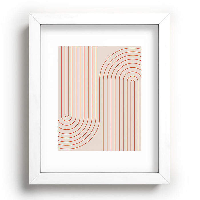 Minimal Line Curvature Coral 2 Recessed Framing Rectangle