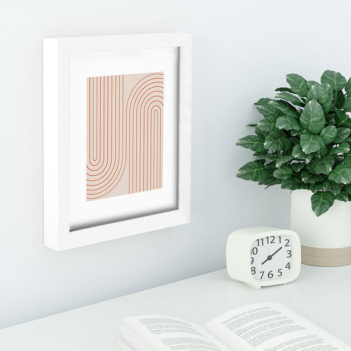Minimal Line Curvature Coral 2 Recessed Framing Rectangle